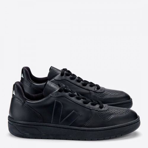 Women's All Black V-10 Trainers - VEJA - Modalova