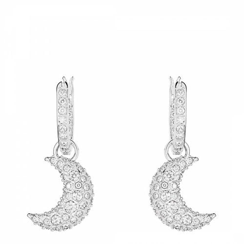Silver Luna Earrings - SWAROVSKI - Modalova