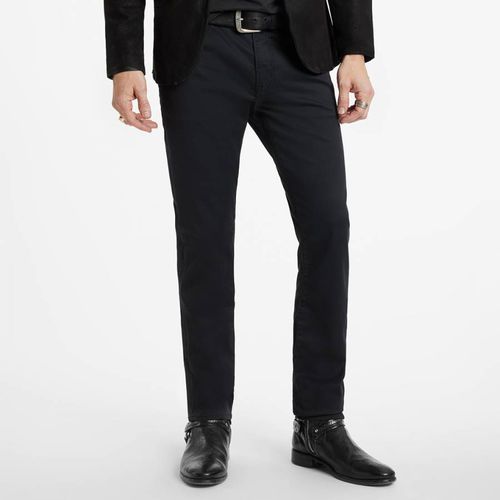 Black Slim Straight Stretch Jeans - John Varvatos - Modalova