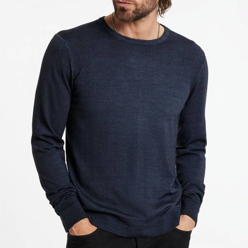 Blue Chase Merino Wool Blend Jumper - John Varvatos - Modalova