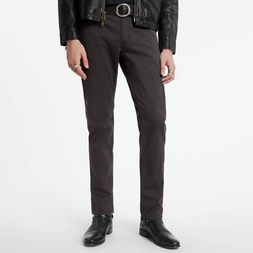 Black Regular Fit Stretch Jeans - John Varvatos - Modalova