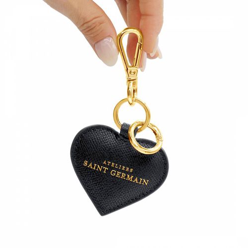 Black Heart Key Ring - Ateliers Saint Germain - Modalova