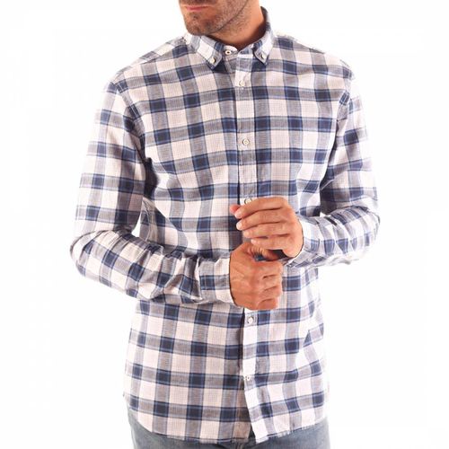 Navy Check Classic Shirt - Jack & Jones - Modalova