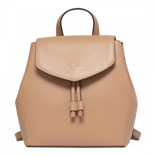 Lizzie Saffiano Leather Medium Flap Backpack - Kate Spade - Modalova