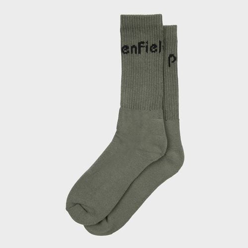 Khaki Two Pack Intarsia Socks - Penfield - Modalova