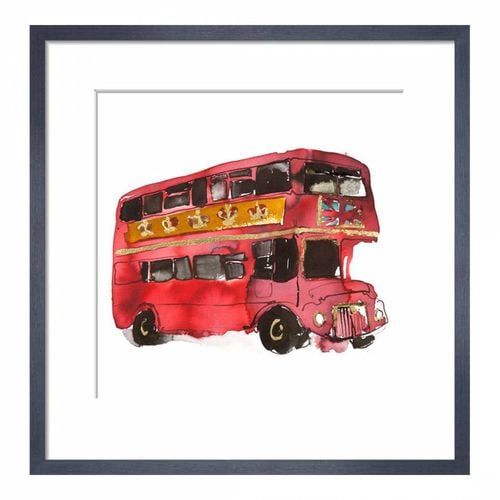 Routemaster 30x30cm Framed Print - Bridget Davies - Modalova