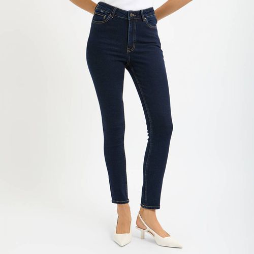 Navy Denim Skinny Jeans - Crew Clothing - Modalova