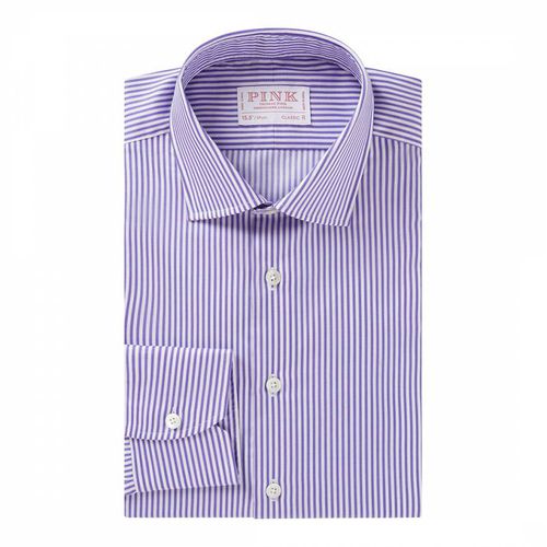 Stripe Classic Fit Cotton Shirt - Thomas Pink - Modalova