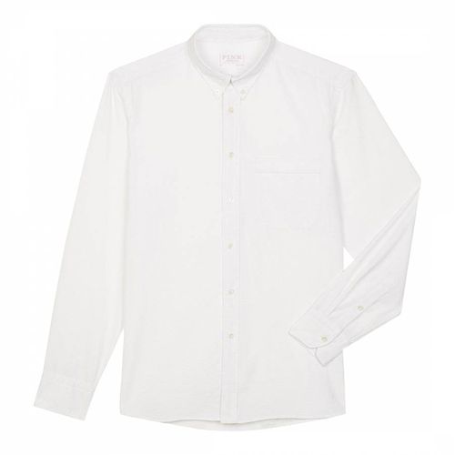 Seersucker Stripe Tailored Fit Cotton Shirt - Thomas Pink - Modalova