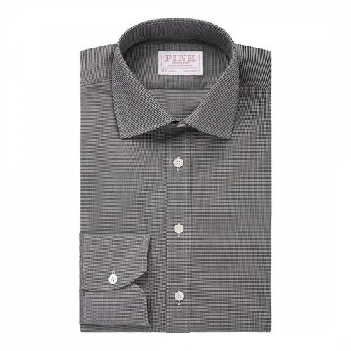 Puppytooth Tailored Fit Cotton Shirt - Thomas Pink - Modalova