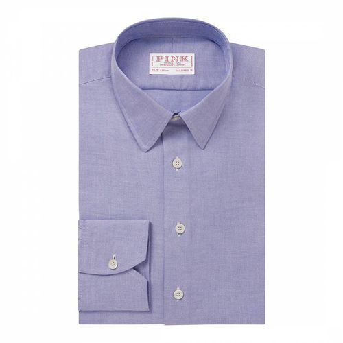 Tailored Fit Open Weave Oxford Cotton Shirt - Thomas Pink - Modalova