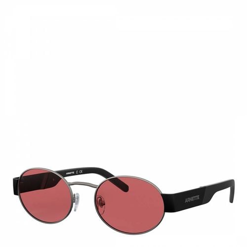 Matte Brushed Gunmetal Lars Sunglasses 53mm - Arnette - Modalova