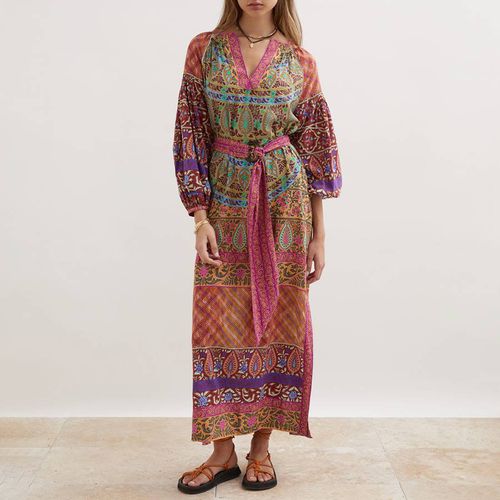 Multi Es Canar Maxi Smock Dress - Boteh - Modalova