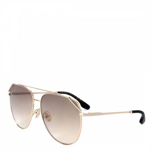 Gold Aviator Sunglasses 61mm - Victoria Beckham - Modalova