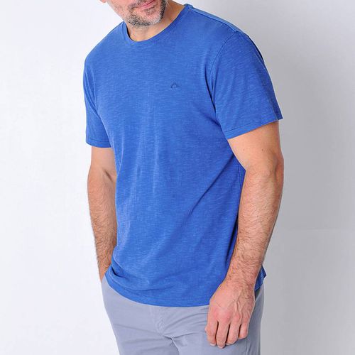 Blue Trispen Cotton T-Shirt - Burgs - Modalova