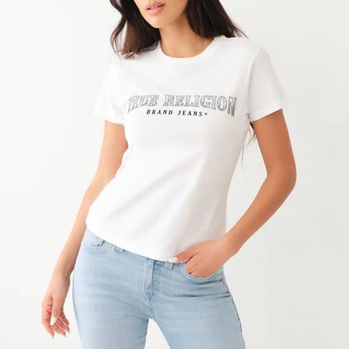 White Slim Fit Cotton T-Shirt - True Religion - Modalova