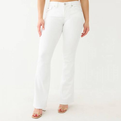 White Becca Mid Rise Stretch Jeans - True Religion - Modalova