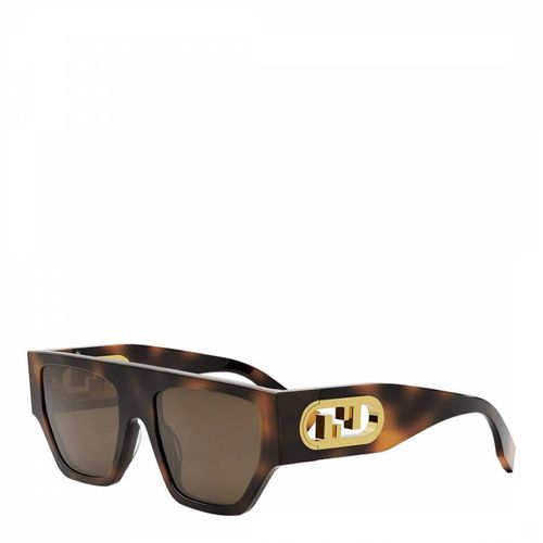 Women's Brown Fendi Sunglasses 54mm - Fendi - Modalova