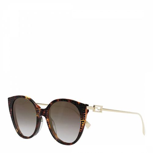 Women's Brown Fendi Sunglasses 54mm - Fendi - Modalova