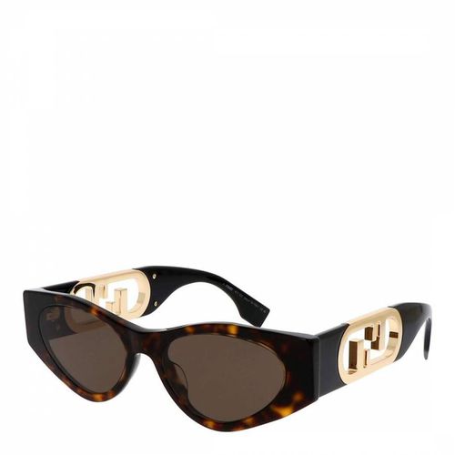 Women's Brown Fendi Sunglasses 54mm - Fendi - Modalova