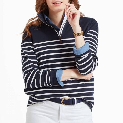 Navy Hope Cove Cotton Sweatshirt - Schöffel - Modalova