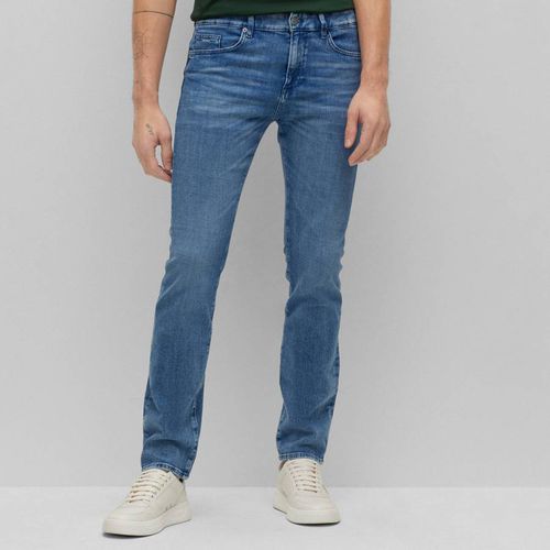 Blue Delaware Slim Stretch Jeans - BOSS - Modalova