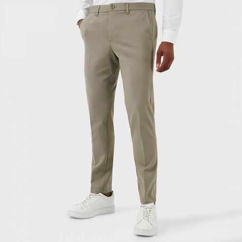 Sand Slim Fit Stretch Trousers - BOSS - Modalova