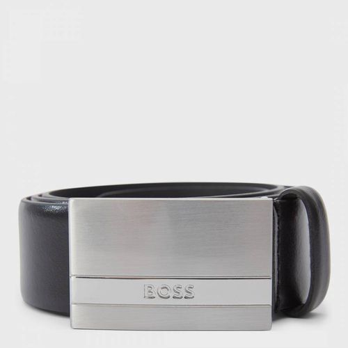 Black Herren Leather Belt - BOSS - Modalova