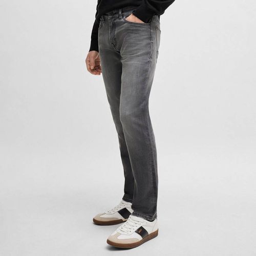 Washed Delaware Slim Stretch Jeans - BOSS - Modalova