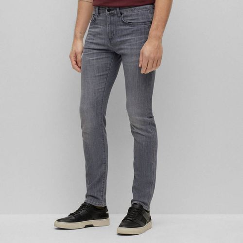 Grey Delaware Slim Stretch Jeans - BOSS - Modalova