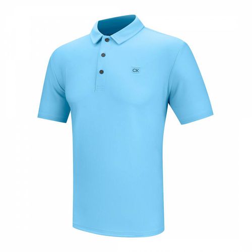 Blue Calvin Klein Technical Polo - Calvin Klein Golf - Modalova