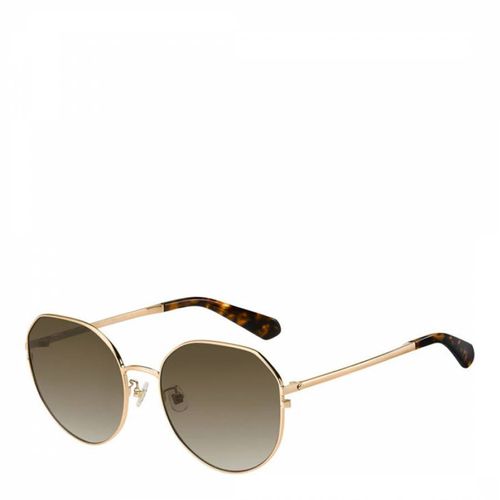 Women's Gold Sunglasses 60mm - Kate Spade - Modalova
