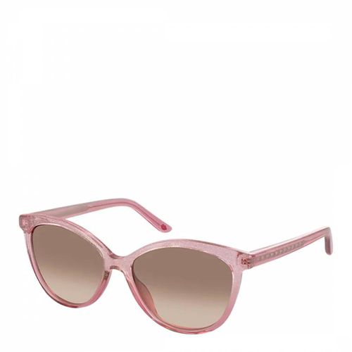 Women's Transparent Pink Lulu Guiness Sunglasses 54mm - Lulu Guinness - Modalova