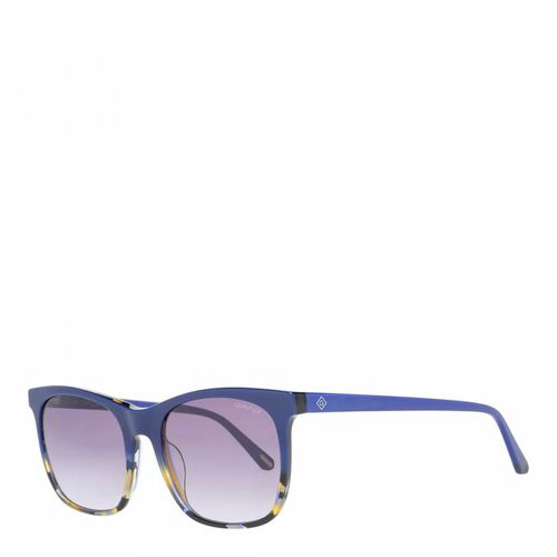 Women's Blue Pattern Sunglasses 55mm - Gant - Modalova