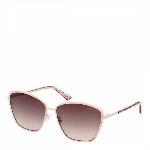 Women's Pink Guess Sunglasses 60mm - Guess - Modalova