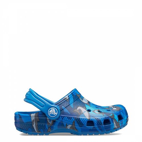 Kid's Blue Camo Clog - Crocs - Modalova