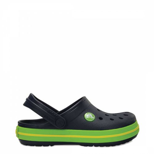 Kid's Navy/Green Clog - Crocs - Modalova