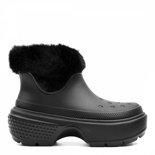 Unisex Black Stomp Ankle Boots - Crocs - Modalova