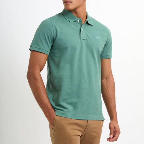 Green Melbury Cotton Polo - Crew Clothing - Modalova