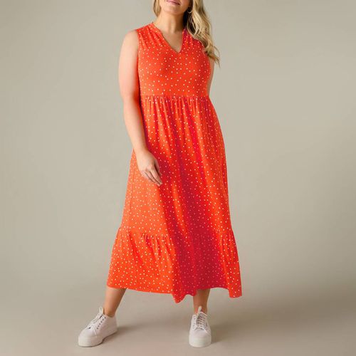 Spot Jersey Sleeveless Midi Dress - Live Unlimited - Modalova