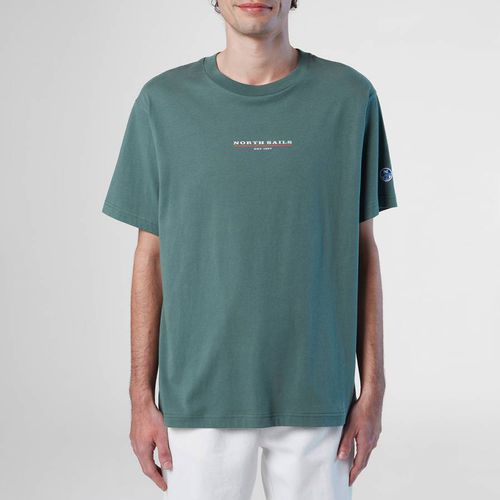 Green Cotton Short Sleeve T-Shirt - NORTH SAILS - Modalova