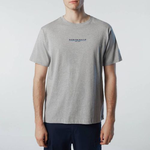 Grey Cotton Short Sleeve T-Shirt - NORTH SAILS - Modalova