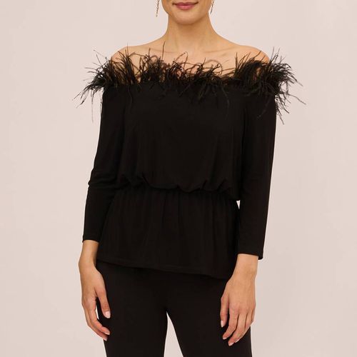 FEATHER JERSEY TOP - Adrianna Papell - Modalova