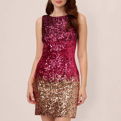 OMBRE SEQUIN SHEATH DRESS - Adrianna Papell - Modalova