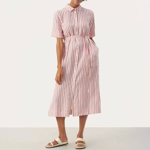 Red Emmalou Stripe Linen Dress - Part Two - Modalova