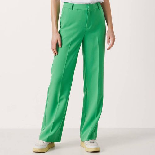 Green Nadja Straight Trousers - Part Two - Modalova