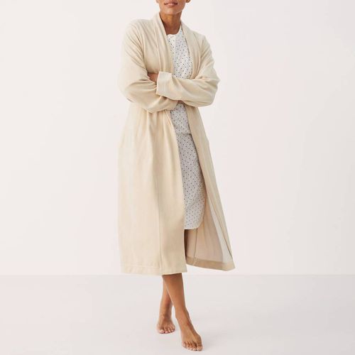 Cream Tinna Cotton Blend Dressing Gown - Part Two - Modalova