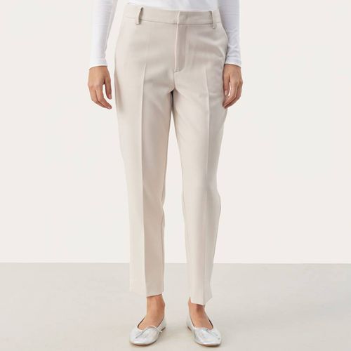 Cream Urbana Pleated Trousers - Part Two - Modalova