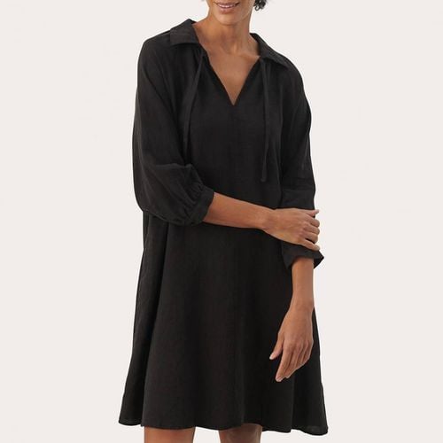 Black Erona Linen Mini Dress - Part Two - Modalova