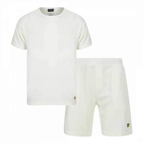 White Waffle Short Sleep Set - Lyle & Scott - Modalova